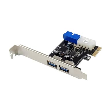 INLINE Schnittstellenkarte, 4x USB 3.2 Gen.1 (2+2), PCIe, Low Profile, VL805