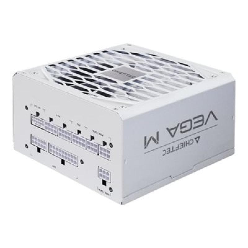 CHIEFTEC Vega M 850W White (weiß, 1x 12 Pin High Power GPU, 4x PCIe, Kabelmanagement, 850 Watt)