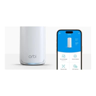 NETGEAR Orbi 770-Serie Tri-Band-Mesh-WLAN-7-Satellit 6GBit/s weiss RBE773