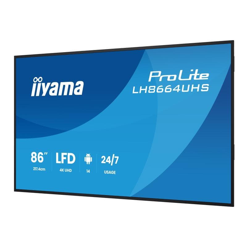 IIYAMA LH8664UHS-B3AG 218,44cm (86″)