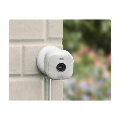 AMAZON Blink Mini 2 - smarte Plug-in-Sicherheitskamera mit HD-Nachtsicht, weiß