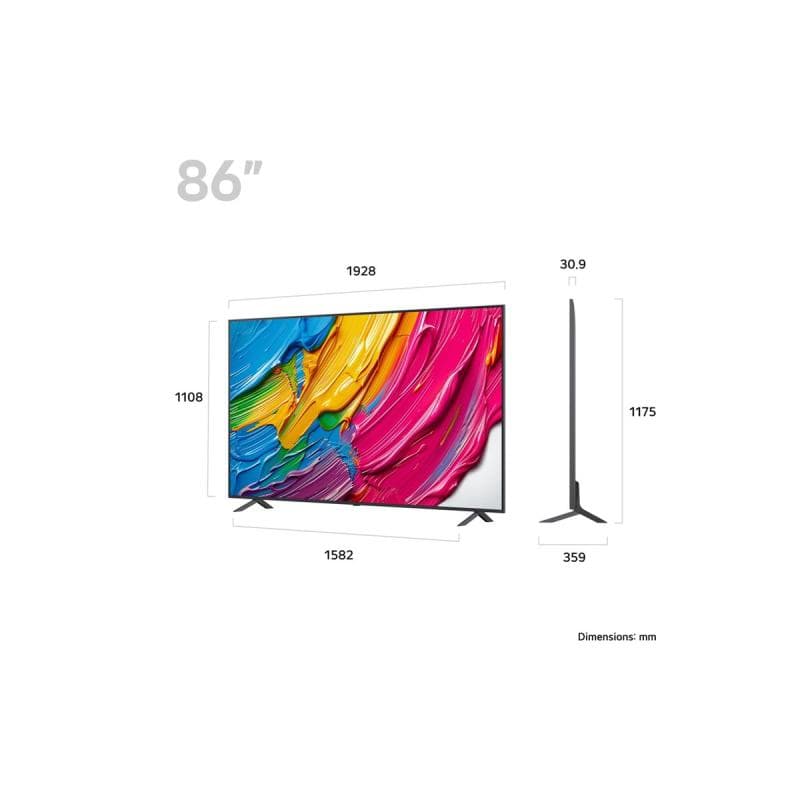 LG 86QNED80A6A QNED evo AI 218cm (86″)