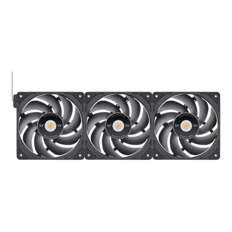 THERMALTAKE ToughFan EX12 Pro High Static Pressure PC Cooling Fan 120mm 3er Pack