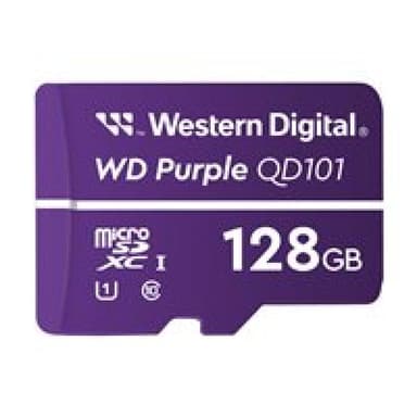 WESTERN DIGITAL Purple 128GB Surveillance microSD XC Class