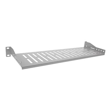 INLINE 19″ Fachboden, 150mm, 10kg, 1HE, RAL 7035, grau