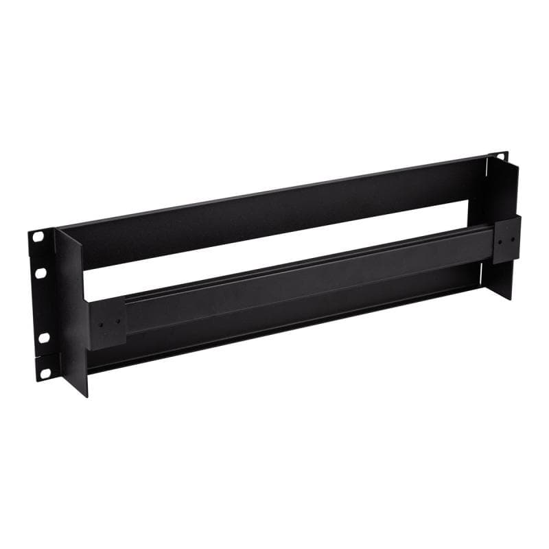 INLINE 19″ Schutzschalterleiste 3HE, mit Hutschiene, schwarz
