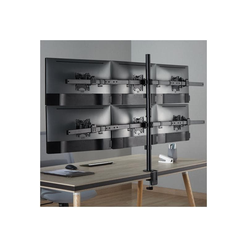 INLINE Tischhalterung, für 6x LCD-/LED-Display bis 81cm (32″), max. 7kg