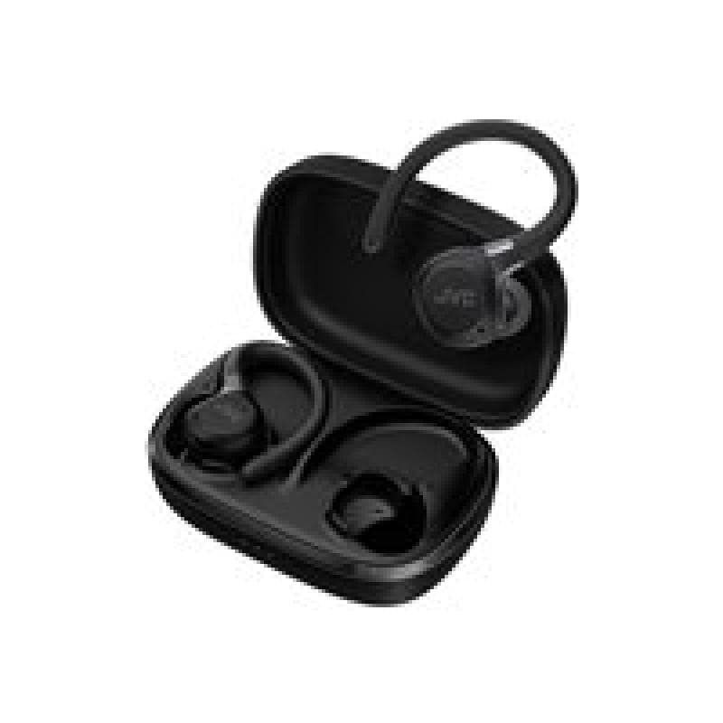 JVC HA-EC75T-B-U - Kabellos - 20 - 20000 Hz - Sport - 6 g - Kopfhörer - Schwarz