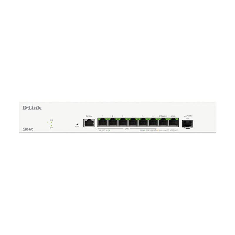 D-LINK DBR-700 Business Router 7x 2,5 Gigabit 1x SFP USB 3.0
