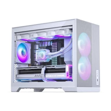 PHANTEKS XT M3 PC-Gehäuse, Mini-Gehäuse, mATX, Tempered Glass - weiß
