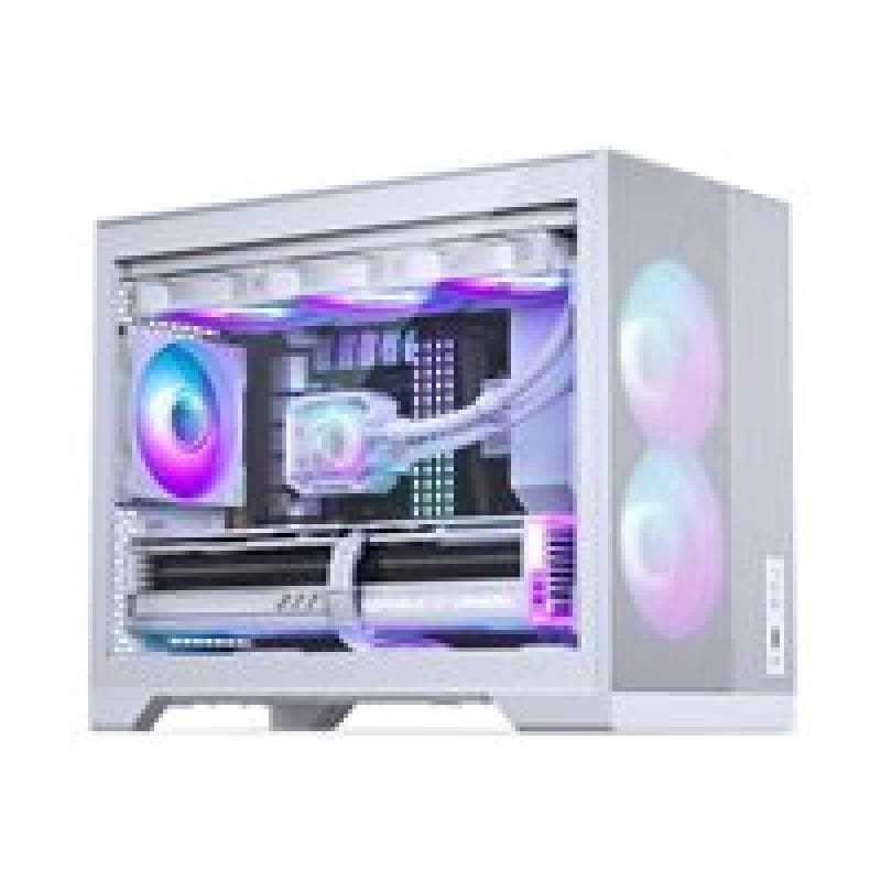 PHANTEKS XT M3 PC-Gehäuse, Mini-Gehäuse, mATX, RGB, Tempered Glass - inklusive 3x 120-mm-Lüfter