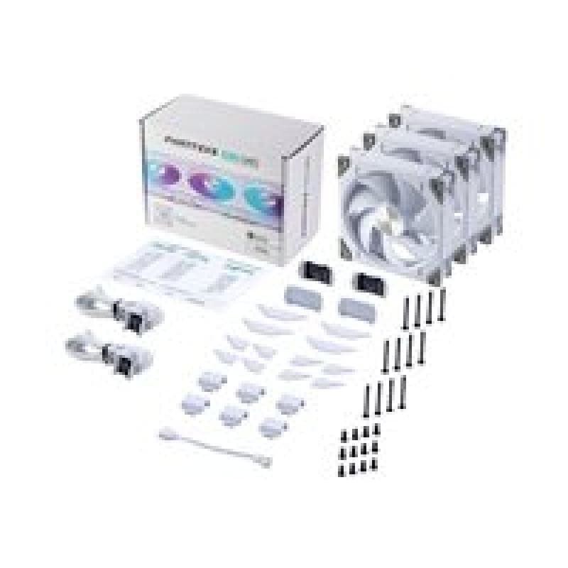 PHANTEKS D30 PWM Regular Airflow, D-RGB Lüfter, 3er Pack - 140mm, weiß