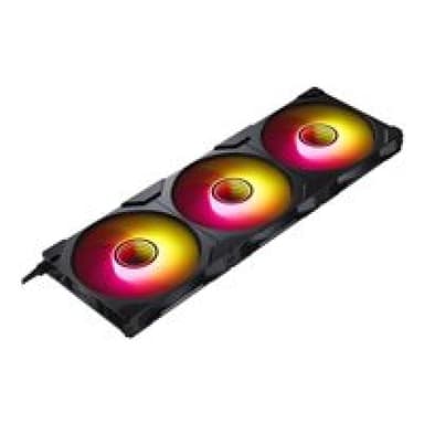 PHANTEKS M25 Gen2 PWM D-RGB Lüfter 3er-Pack - Reverse Blade, 140mm, schwarz
