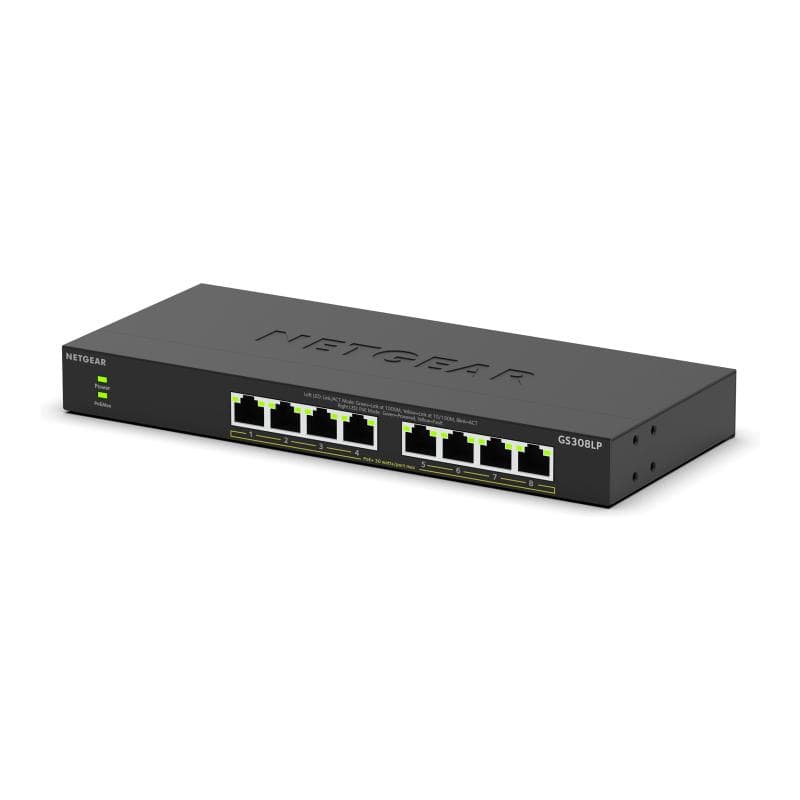 NETGEAR ProSAFE GS308LP Unmanaged Switch