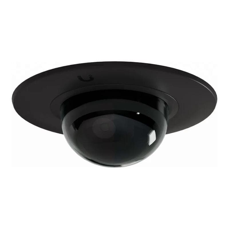 UBIQUITI Dome camera mounting installation into a wall or ceiling with a smoked bubble for enhanced