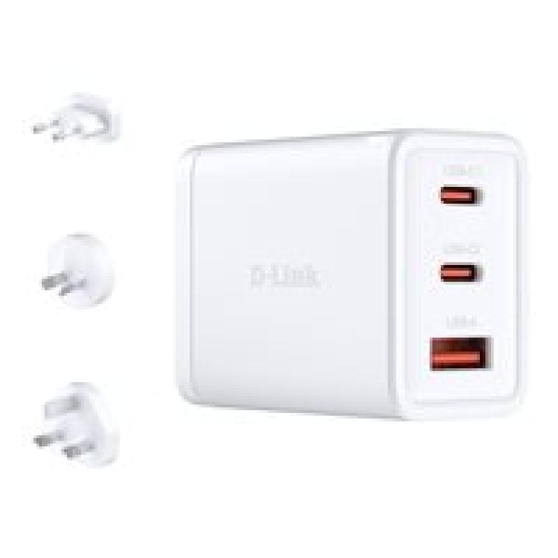 D-LINK DCP-651 65W GaN Charger USB-C USB-A