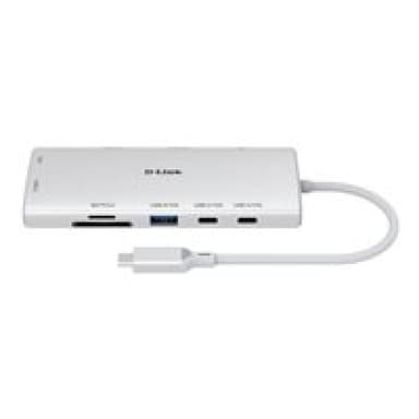D-LINK DUP-A01 10-In-1 USB-C Hub mit HDMI/Kartenleser/USB-C Ladeanschluss