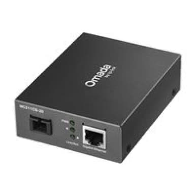 TP-LINK Omada 10/100/1000 Mbps RJ45 to 1000 Mbps Single-mode SC WDM Bi-Directional Fiber Converter