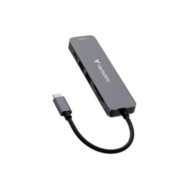 VERBATIM USB-C Verbatim Essentials Multiport HUB 6-Port w/card reader