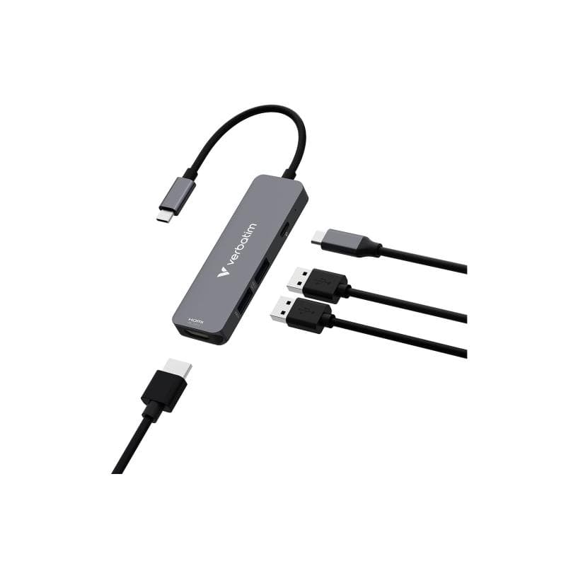 VERBATIM USB-C Verbatim Essentials Multiport HUB 4-Port