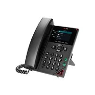 HP Poly VVX 250 4-Line IP Phone and PoE-enabled-WW