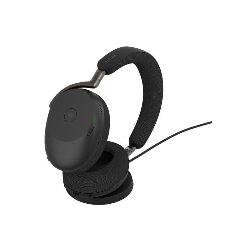 JABRA Evolve 3 85 MS, Link390c, Black, WLC chrg, Stereo