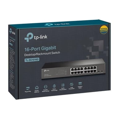 TP-LINK 16-Port Gigabit Switch Unmanaged 13″
