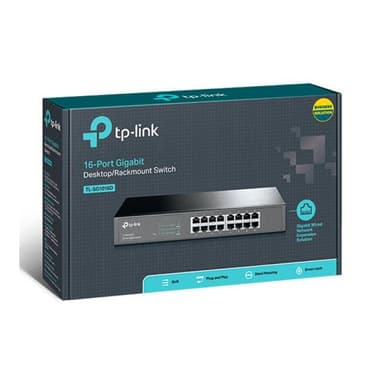 TP-LINK 16-Port Gigabit Switch Unmanaged 13″
