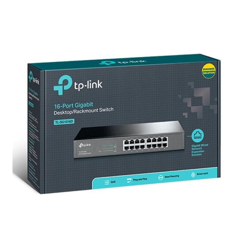 TP-LINK 16-Port Gigabit Switch Unmanaged 13″