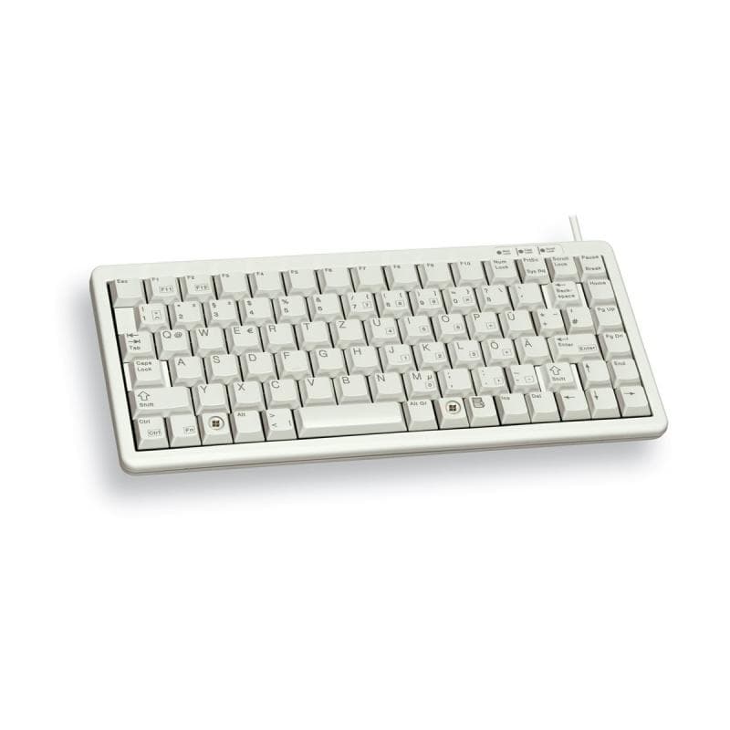 CHERRY Compact Keyboard PS/2 grey (GB)
