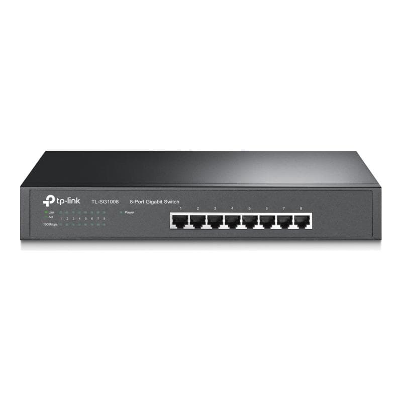 TP-LINK Switch TL-SG1008 V9 SG1008 Schwarz - Switch - 1 Gbps