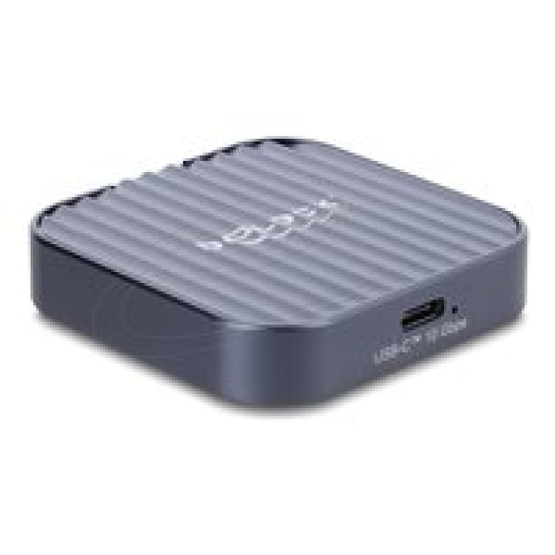 DELOCK magnet. Gehäuse USB-C 10Gbps -> 1x M.2 NVME/ SATA SSD