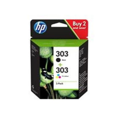 HP 303 Black/Tri - Color Original Ink Cartridge 2-Pack