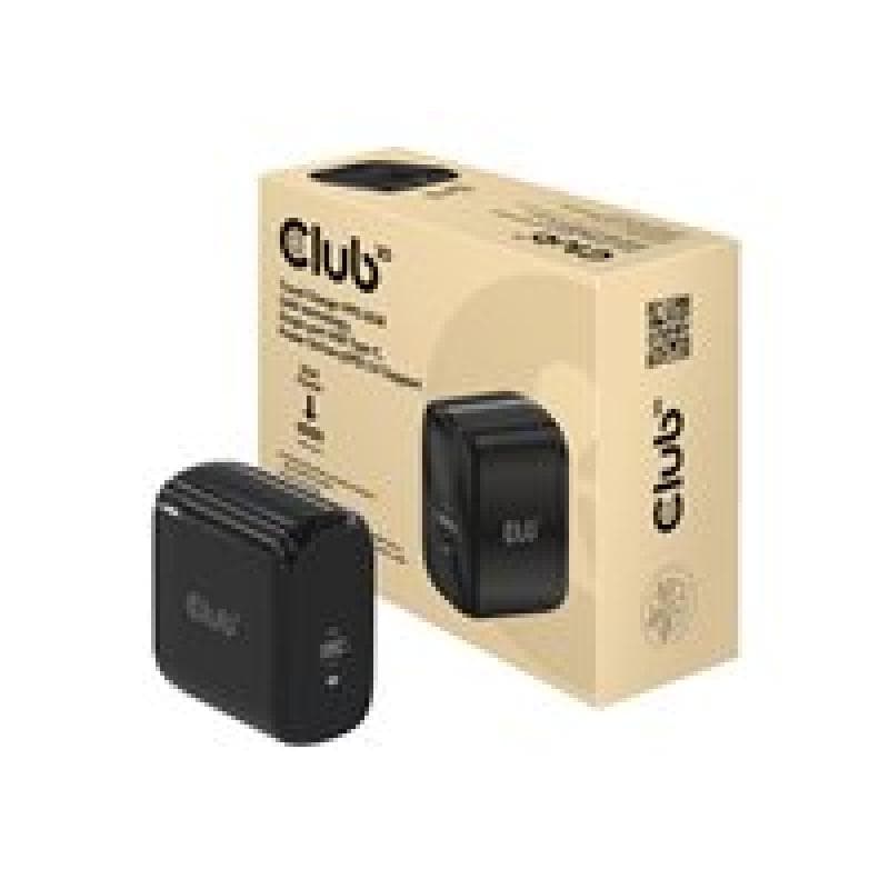 CLUB3D CAC-1905 Notebook-Netzteil 65 W 1x USB-C® Schwarz Innenbereich GaN