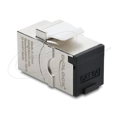 DELOCK Keystone Modul RJ45 BU < BU Cat.6A Schraubschutzkappe