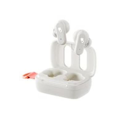 SKULLCANDY Dime 3 True Wireless drahtlose Kopfhörer, weiß/orange Bluetooth In-Ear
