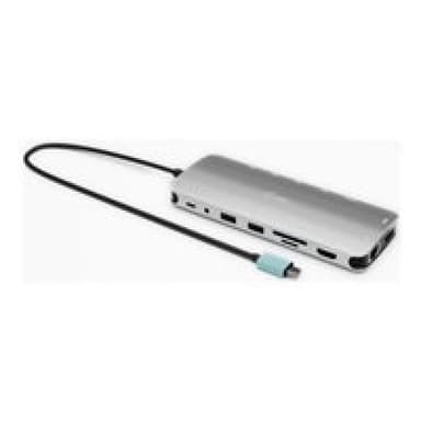 I-TEC USB-C Metal Nano Dock 2x HDMI 1x USB-C Video 1x GLAN 1x Audio/Mic 1xSD/microSD 1x USB 3.2 3x U