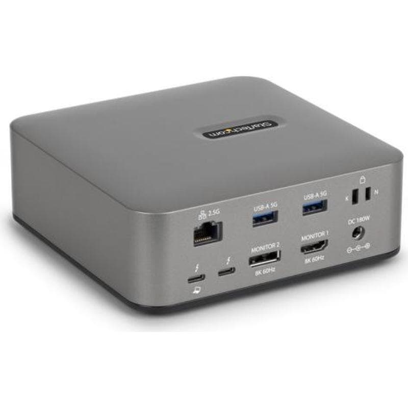 STARTECH.COM Thunderbolt 5 Dockingstation DP und HDMI 3-Monitor Dock bis 4K 144Hz oder Dual 8K 60Hz