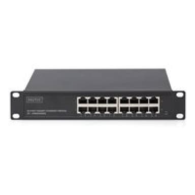 DIGITUS 10″ Gigabit Ethernet Switch, 16-Port, Unmanaged