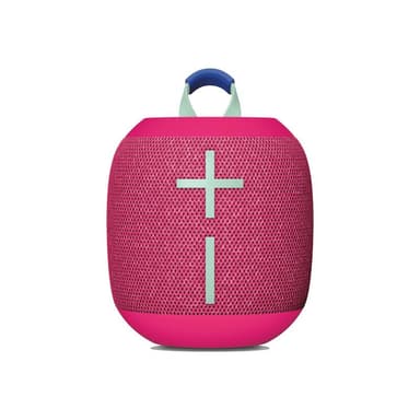 LOGITECH Ultimate Ears WONDERBOOM 4 Pink, Kompakter Bluetooth Lautsprecher (A2DP)