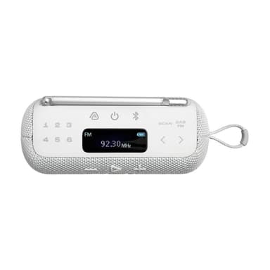 JBL Tuner 3 Bluetooth-Lautsprecher mit FM/DAB-Tuner weiß IP67 Auracast