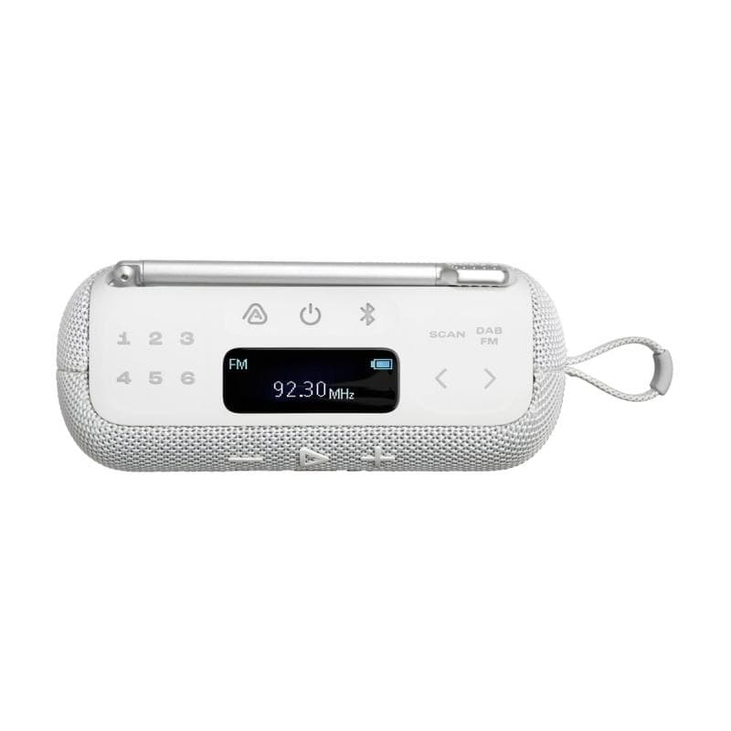 JBL Tuner 3 Bluetooth-Lautsprecher mit FM/DAB-Tuner weiß IP67 Auracast