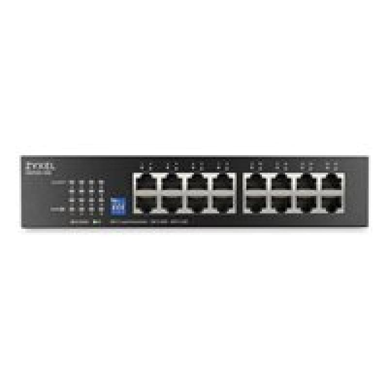 ZYXEL GS1100-16S m. DIP Selektor 16-Port 1Gbps Switch