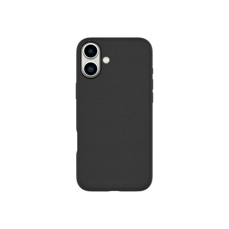 ESTUFF INFINITE (GRS) VENICE iPhone 16 Black Leather Magnetic