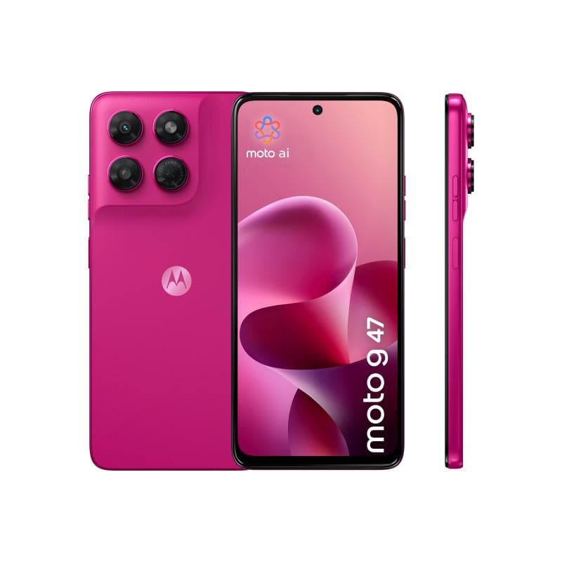 MOTOROLA Moto g47 5G 8/128 GB Android 16 Smartphone Fuchsia Red
