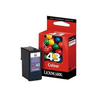LEXMARK Cartridge No. 43 Farbe (Cyan, Magenta, Gelb) Tintenpatrone