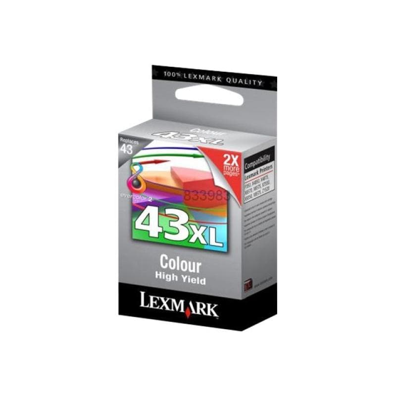 LEXMARK Cartridge No. 43 Farbe (Cyan, Magenta, Gelb) Tintenpatrone