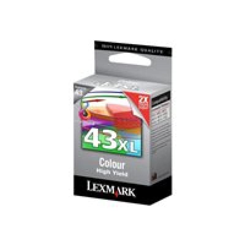 LEXMARK Cartridge No. 43 Farbe (Cyan, Magenta, Gelb) Tintenpatrone
