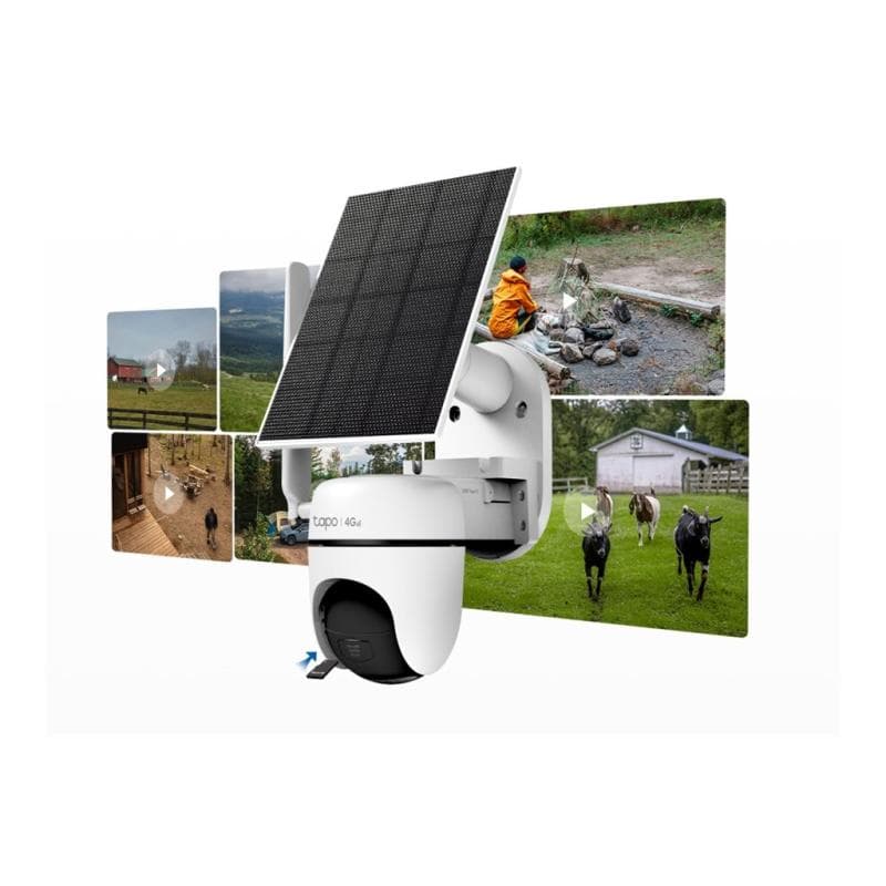 TP-LINK Tapo C615G KIT Solarbetriebene Floodlight PT Sicherheitskamera 3MP 2304x1296 IP65