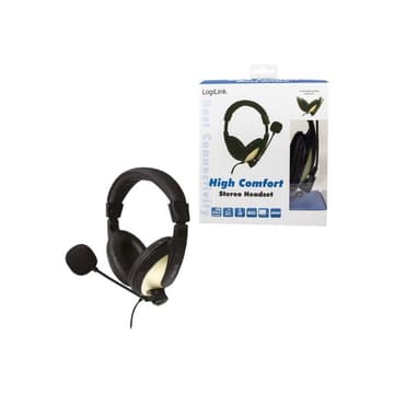 LOGILINK Headset LogiLink stereo mit Mikro  hoher Tragekomfort